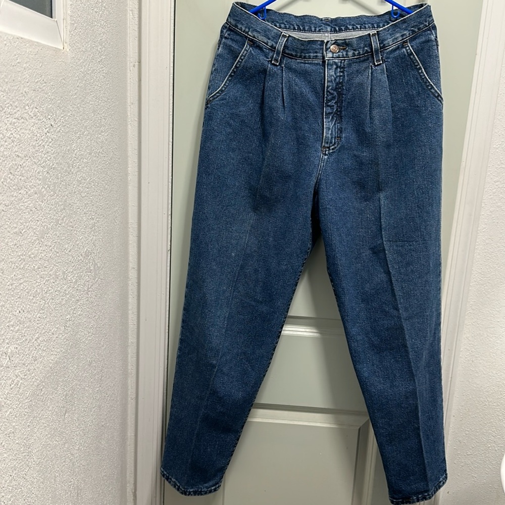 Vintage Lee high Rise pleated jeans size 12PET